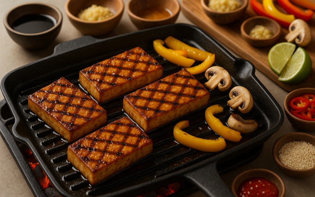Tofu vom Grill perfekt marinieren und grillen