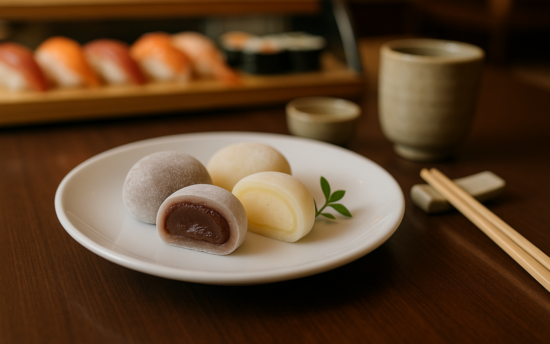 Dessertauswahl im Sushi-Restaurant KIKKO: Mochi Finale