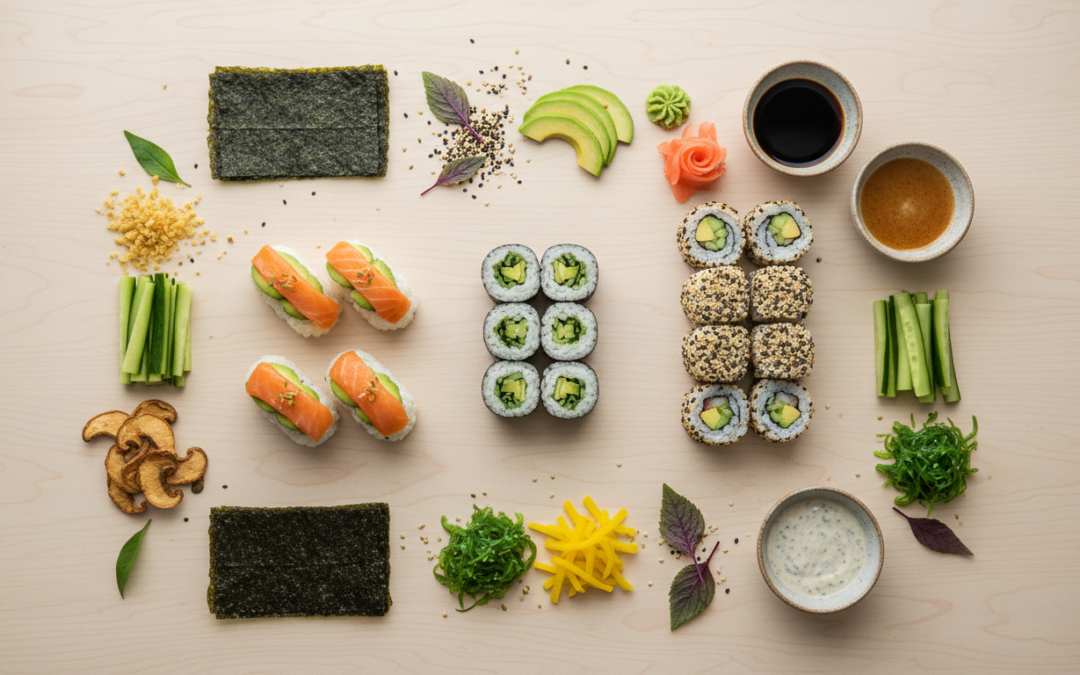 Sushi-Kreationen 2026: Baukasten-Guide für Umami und Textur