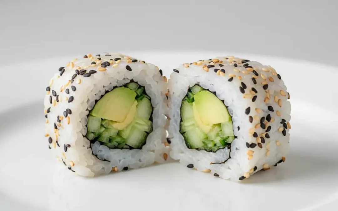 Inside-out Roll Erklärung: Reis außen, Nori innen