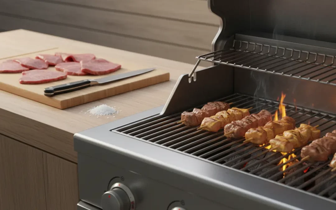 Gegrilltes Fleisch 2026: Hitze, Schnitt und Hygiene