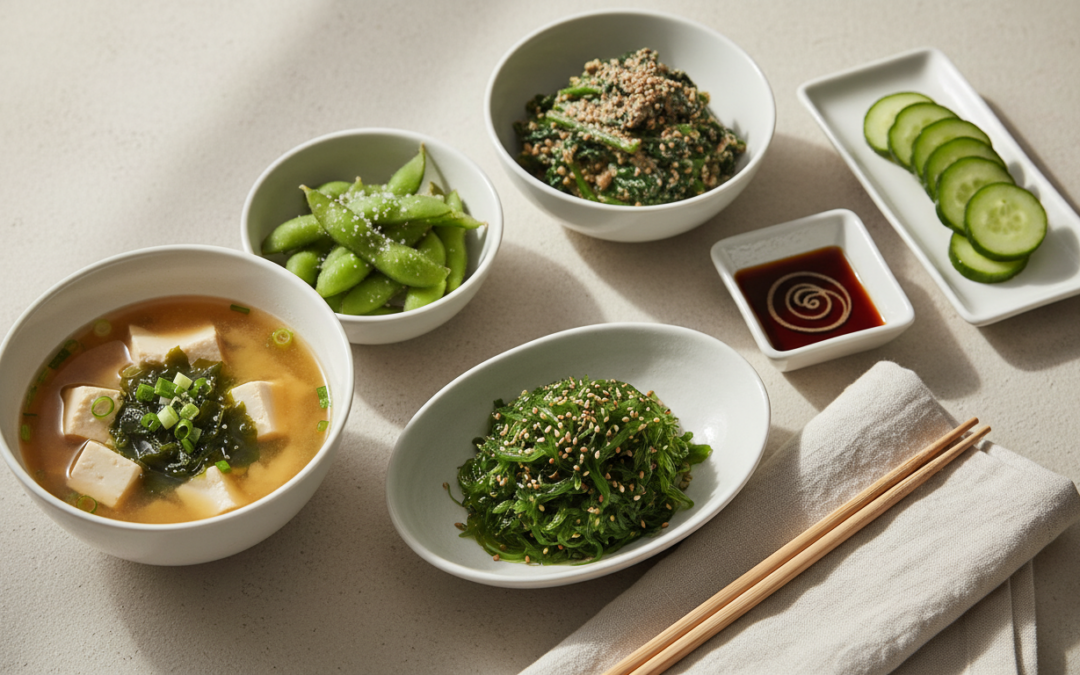 Japanische Beilagen 2026: Umami pflanzenbetont Allergenhinweise
