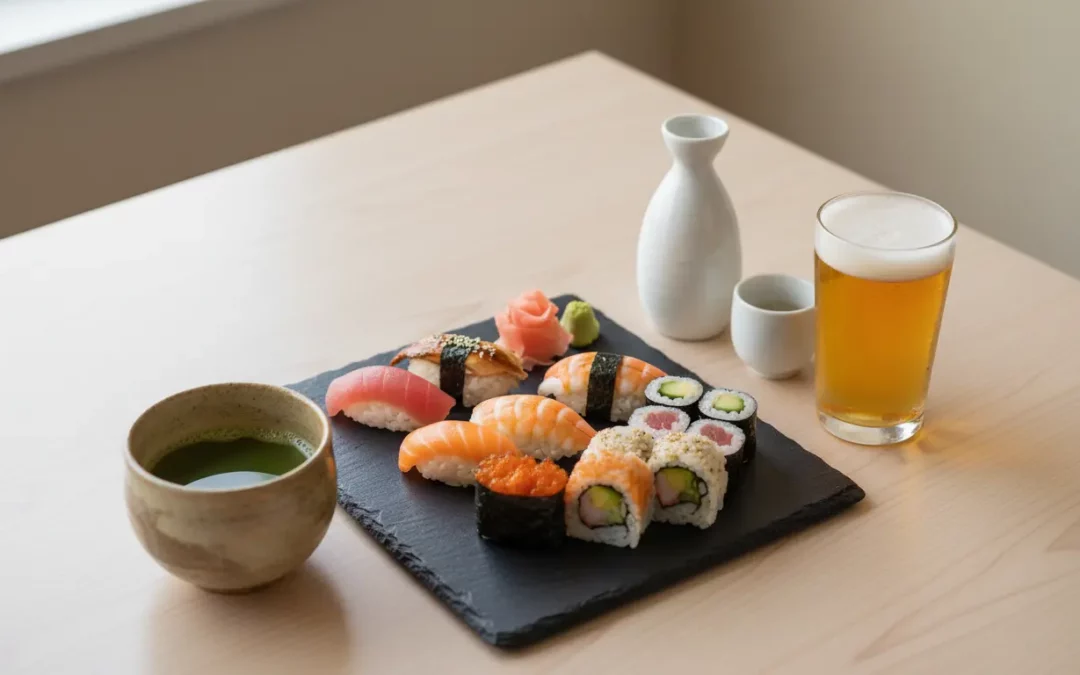 Japanische Getränke zum Sushi: Tee, Sake und Bier 2026