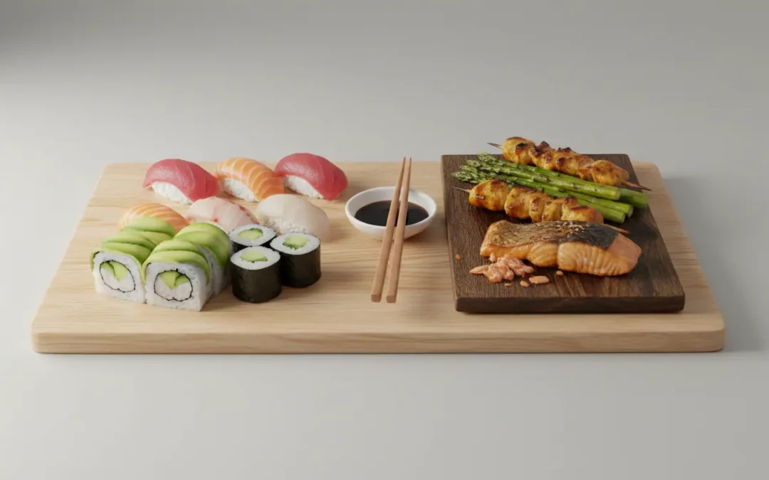 Sushi-und-Grill-Kombination 2026: So klappt die Mischung