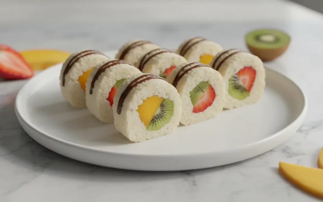 Dessert-Sushi 2026: Milchreis, Obst & Schokolade