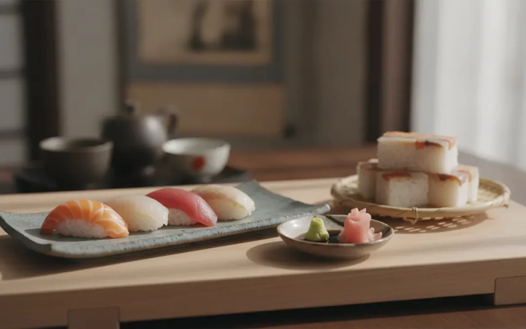 Sushi Geschichte: Narezushi bis Nigiri, Edo-Entstehung