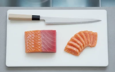Sashimi richtig schneiden: Temperatur, Formen und Hygiene