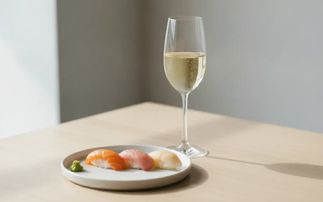 Sushi mit Champagner: Warum trockene Stile passen